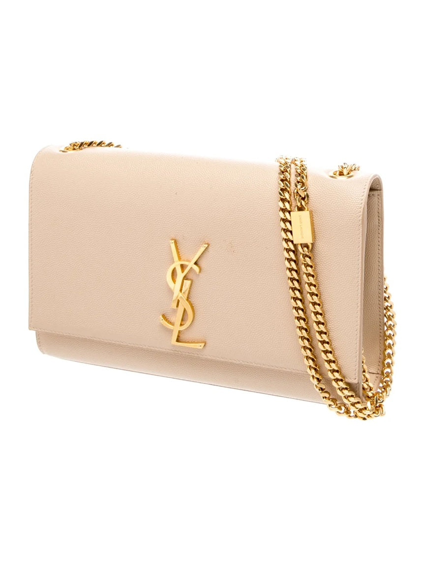 Pre Owned Saint Laurent  Leather Kate Medium