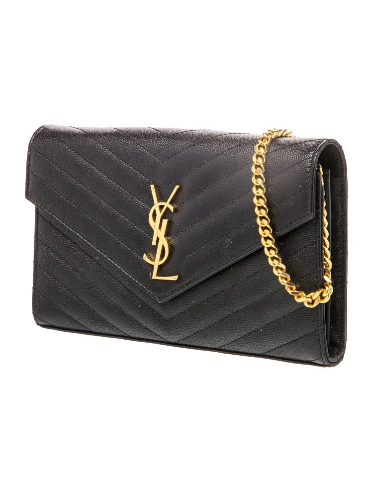 Pre Owned Saint Laurent  Leather Cassandre 2023