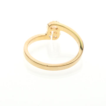 Pre Owned Gucci GG Running Ring 18K Yellow Gold with Diamonds