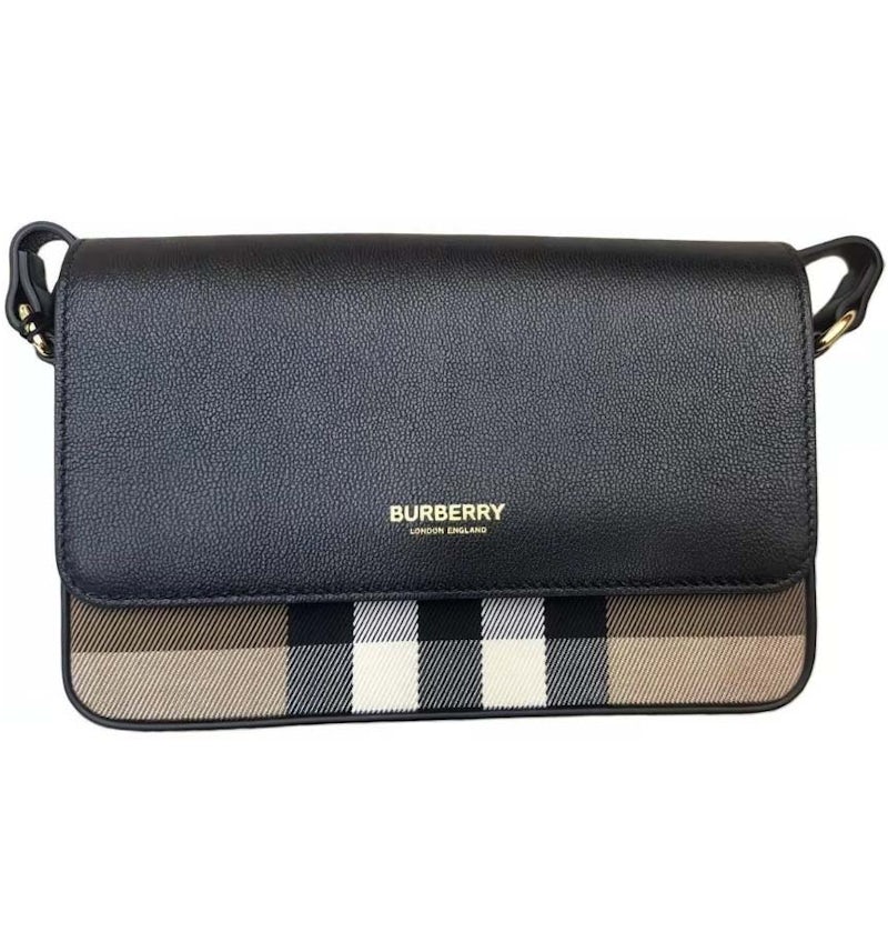 New Burberry Canvas Leather Bag