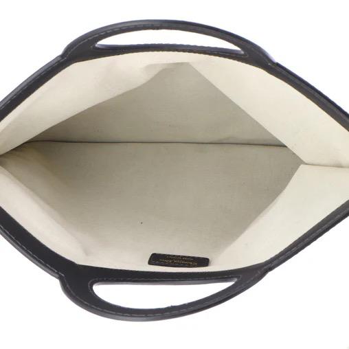 Pre Owned Christian Dior Fold Cluctch Oblique Canvas