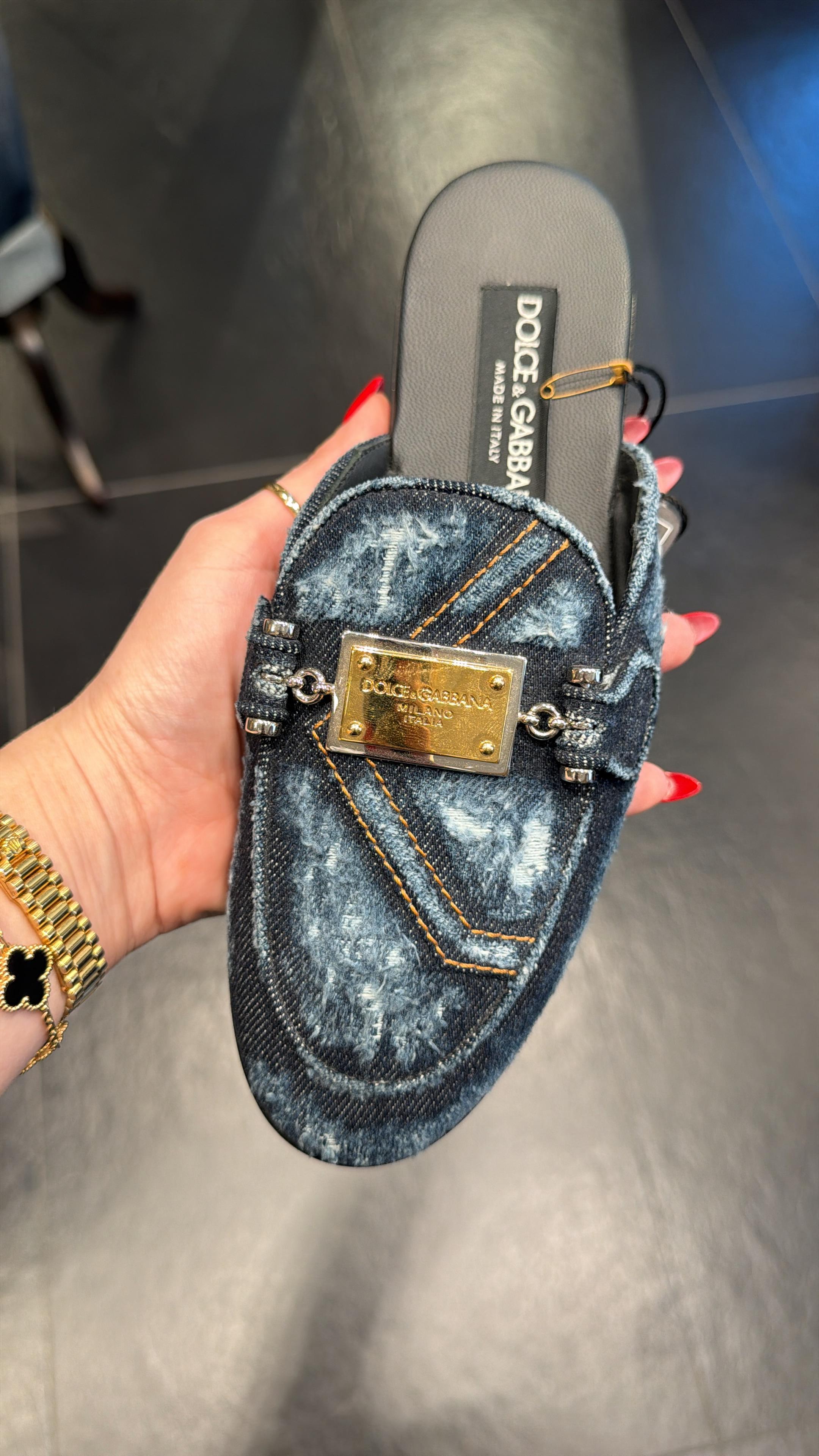 New D&G Sandals Blue