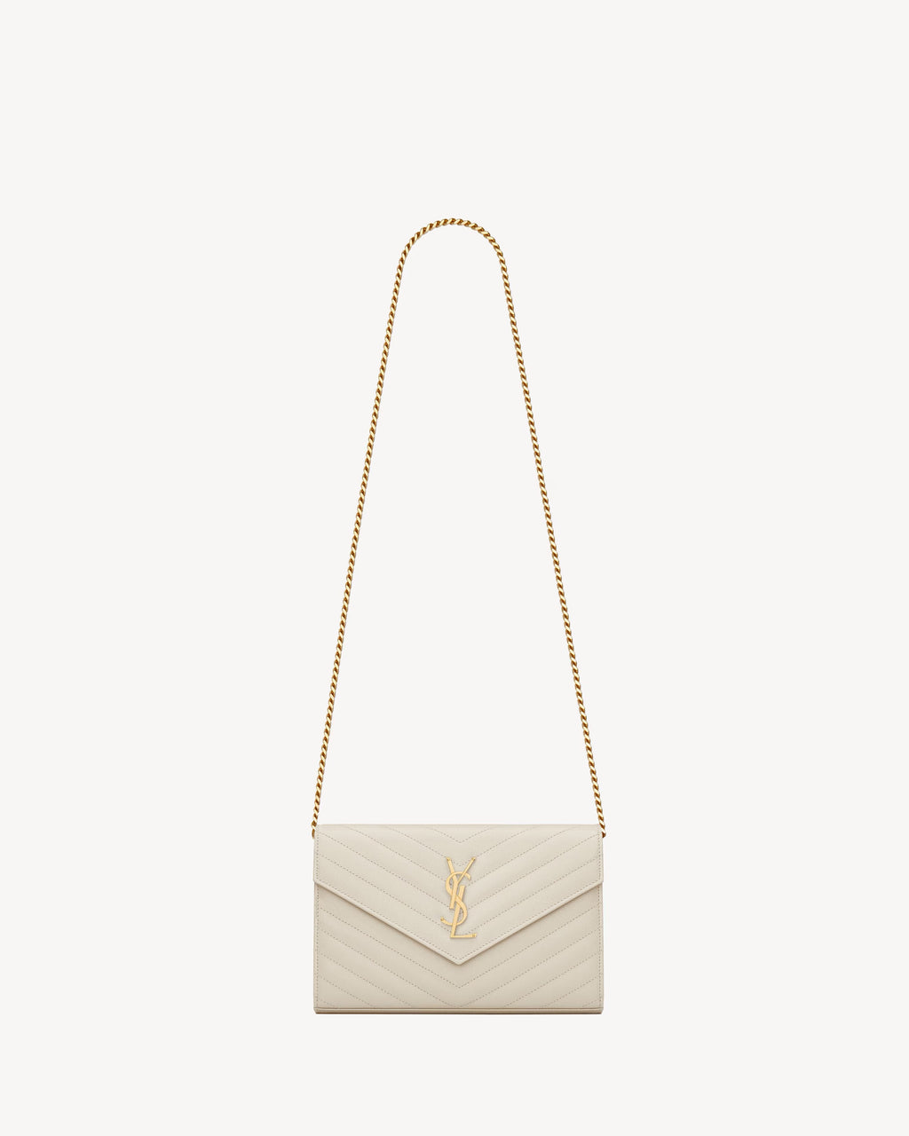 Pre Owned Saint Laurent  Leather Cassandre