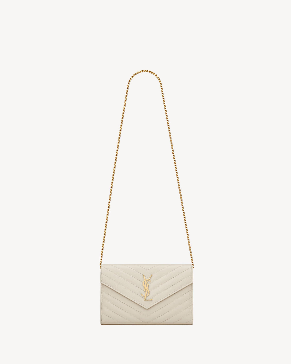 Pre Owned Saint Laurent  Leather Cassandre