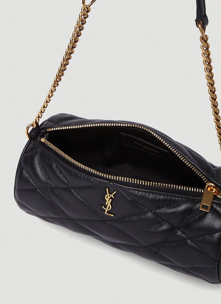 Pre Owned Saint Laurent Mini Leather Shoulder Bag