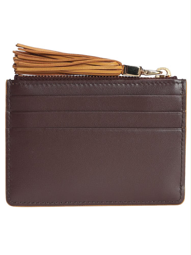 Pre Owned Miu Miu Leather Card Holder