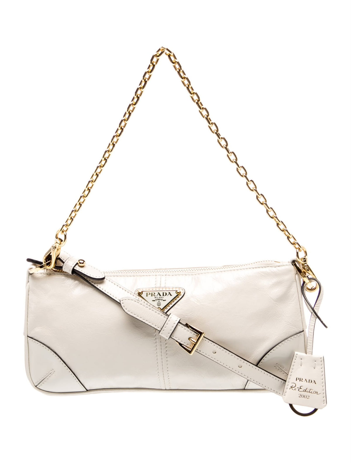 Pre Owned Prada saffiano Lux Leather Re -Edition Bag