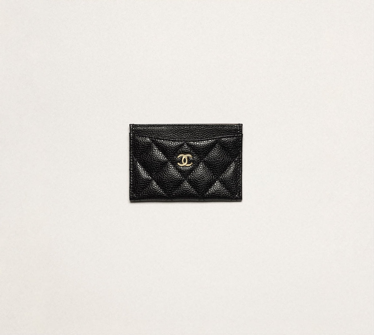 Pre Owned Chanel Caviar Card Holder
