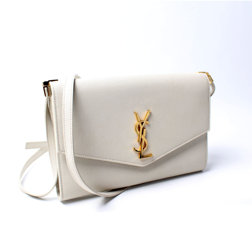 Pre Owned Saint Laurent Paris Mini Leather Crossbody