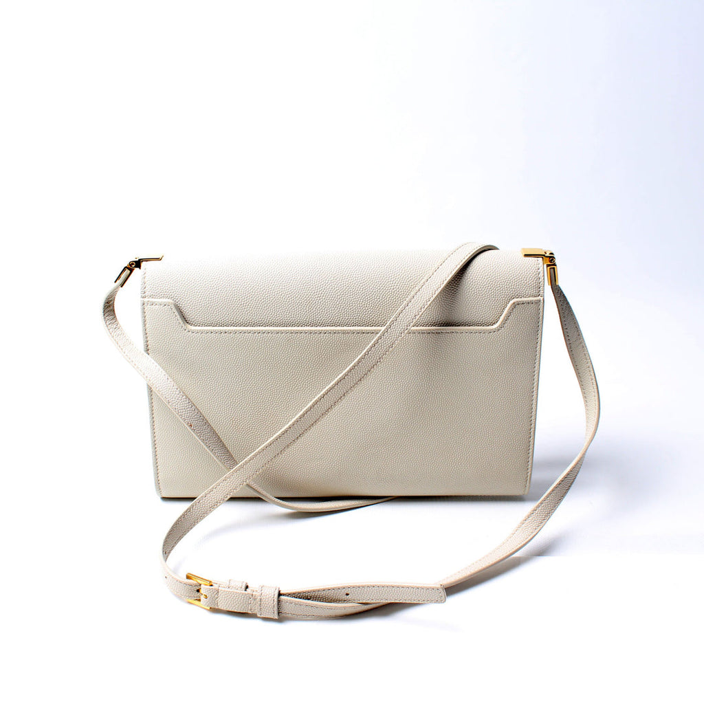 Pre Owned Saint Laurent Paris Mini Leather Crossbody