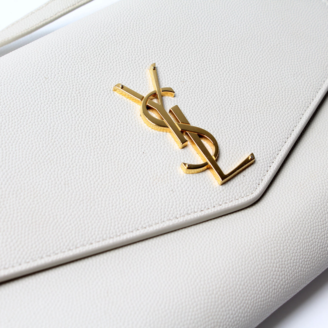 Pre Owned Saint Laurent Paris Mini Leather Crossbody