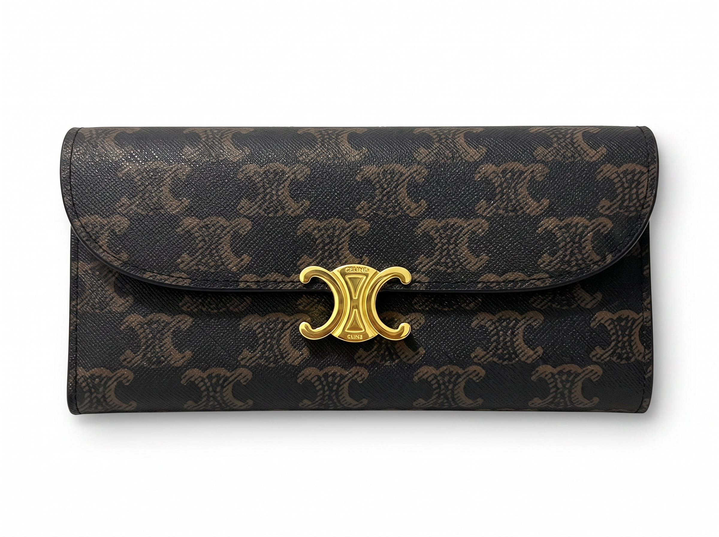 Pre Owned Celine Triomphe Long Wallet