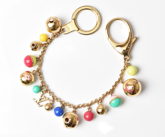 Pre Owned Louis Vuitton key charm porte cles chaine grullo bell gold