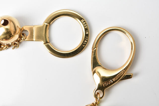 Pre Owned Louis Vuitton key charm porte cles chaine grullo bell gold
