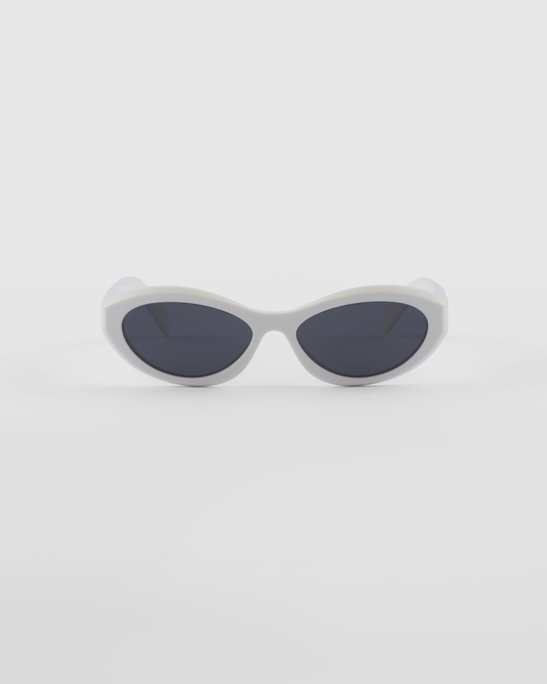 Prada Sunglasses PR 26ZS 17k08z 55mm Women's oval in white