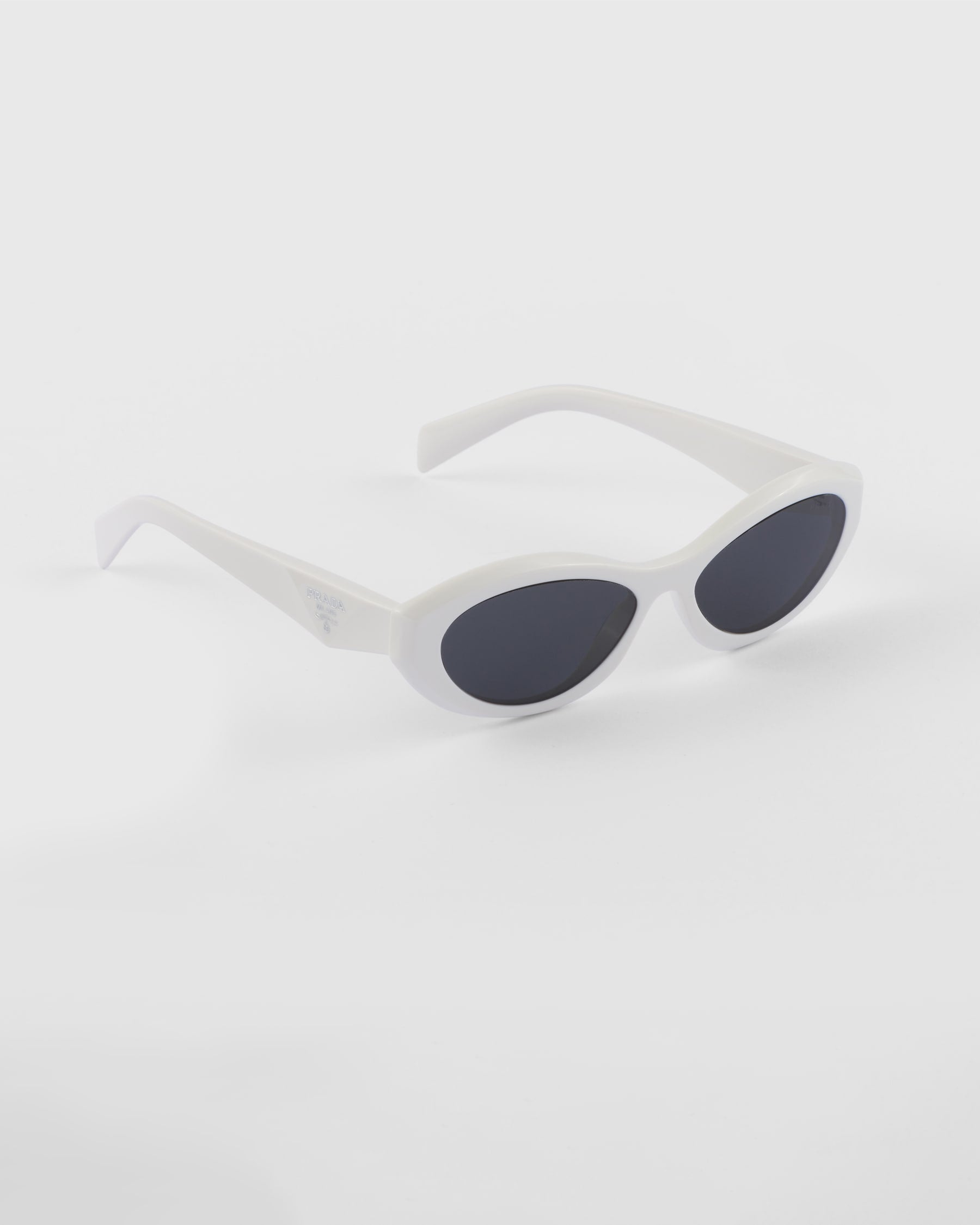 Prada Sunglasses PR 26ZS 17k08z 55mm Women's oval in white