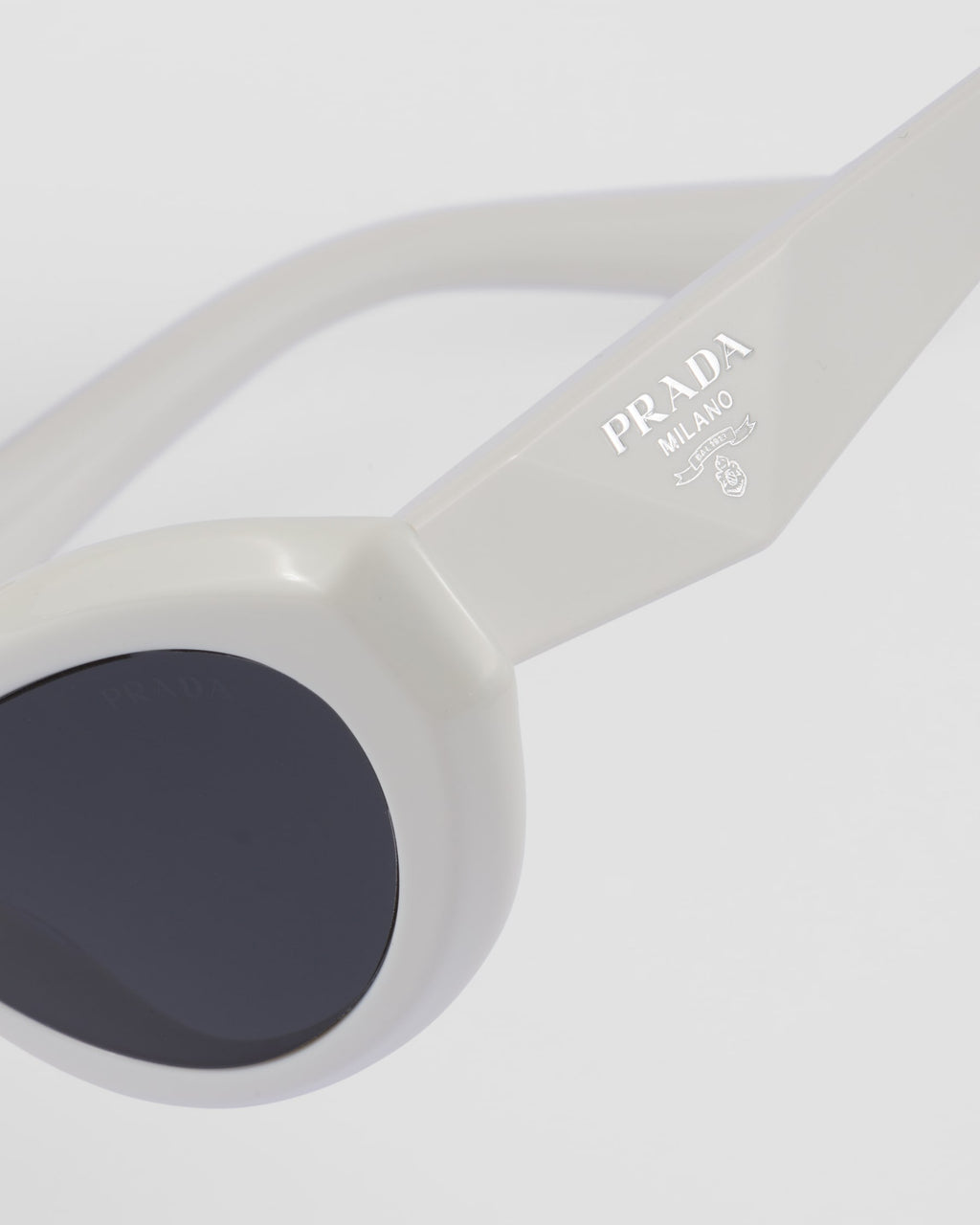 Prada Sunglasses PR 26ZS 17k08z 55mm Women's oval in white