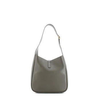 PRE OWNED Saint Laurent Le 5 a 7 Supple Hobo Leather Small