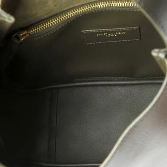 PRE OWNED Saint Laurent Le 5 a 7 Supple Hobo Leather Small
