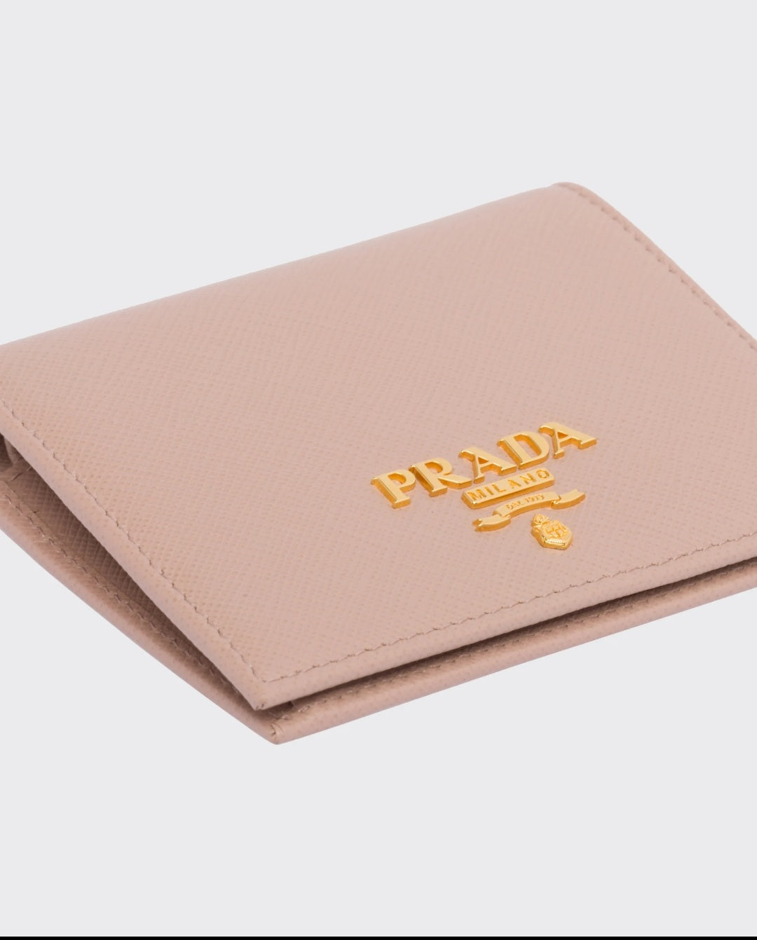 New Prada Saffiano Leather Card Holder