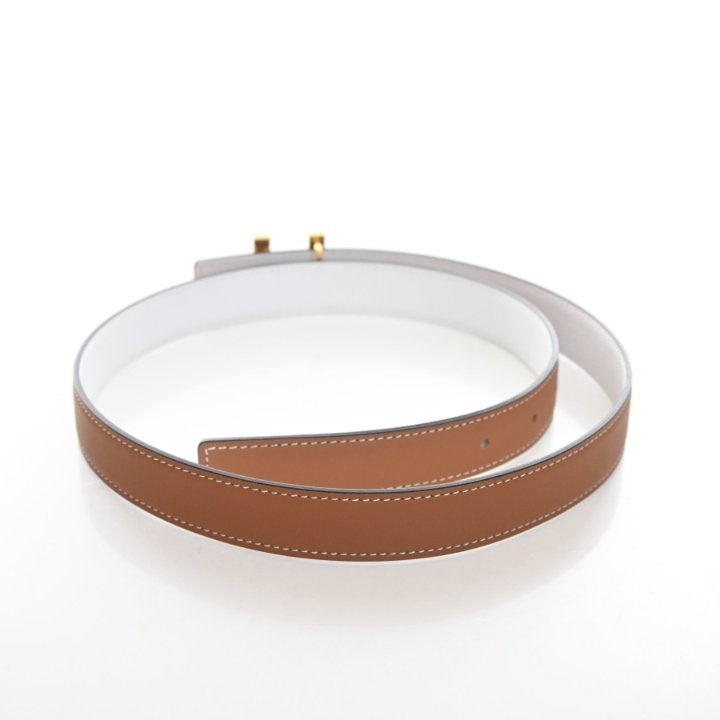 Pre Owned Hermes Gold Swift Mini Constance Belt Sz 80
