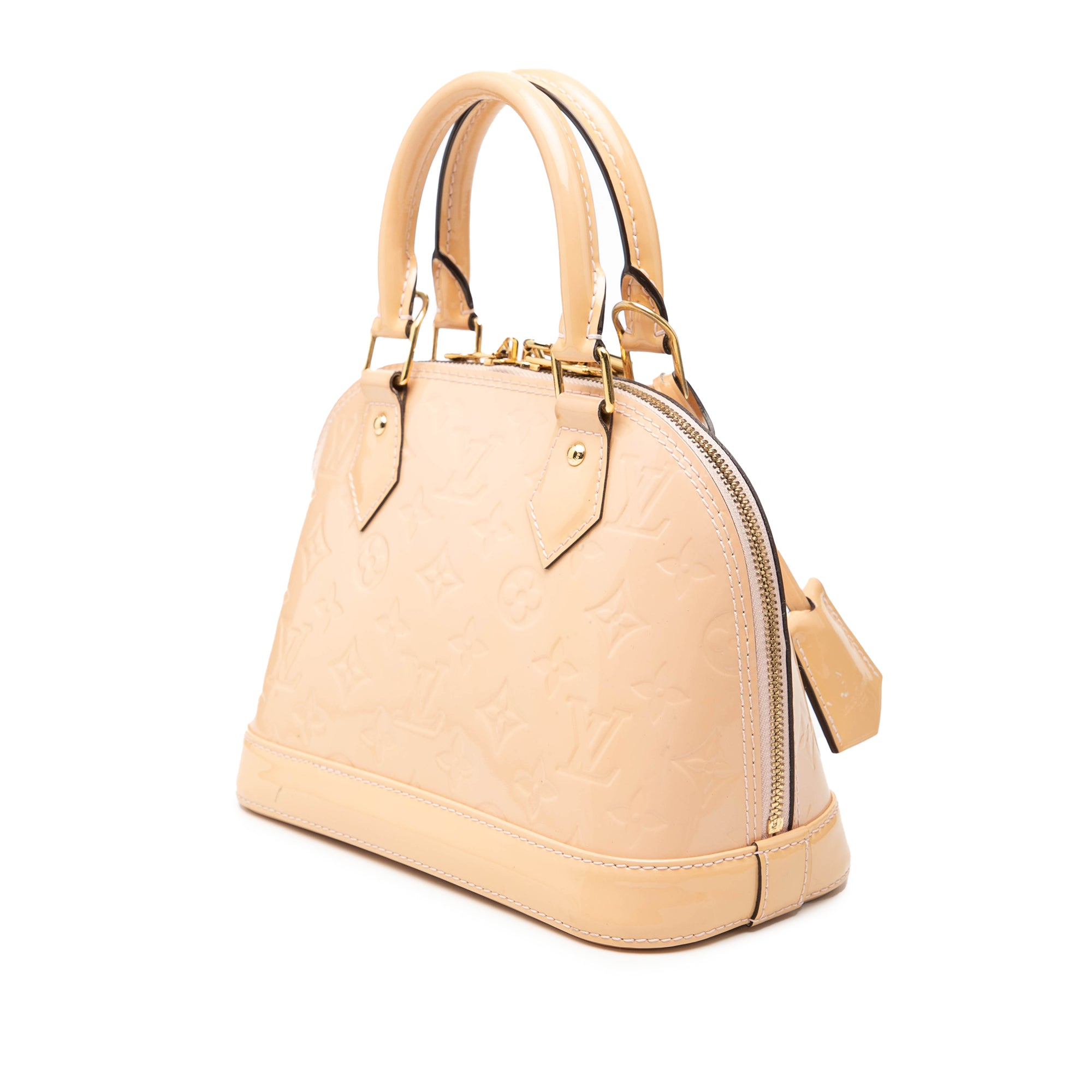 Pre Owned Louis Vuitton Alma Handbag Monogram Vernis BB