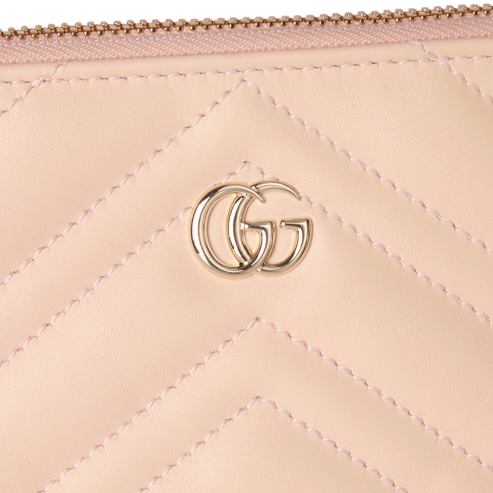 Pre Owned Gucci Gg Marmont Pochette with Chain