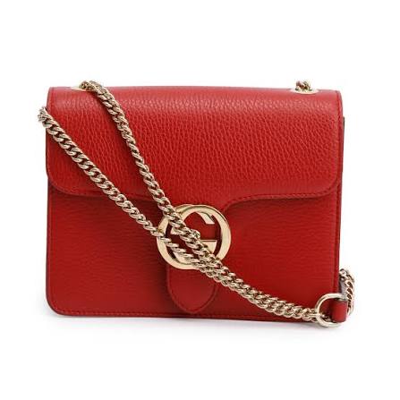 Pre owned Gucci Red Interlocking GG Crossbody Bag