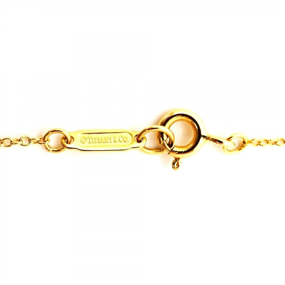 Pre Owned Tiffany & Co. Bow Ribbon Pendant Necklace 18K Yellow Gold
