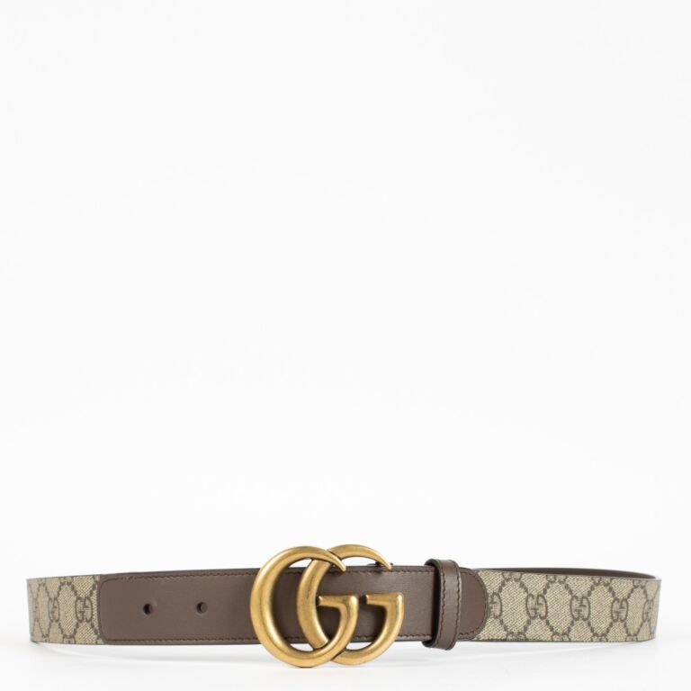 New Gucci GG Marmont Thin Belt
